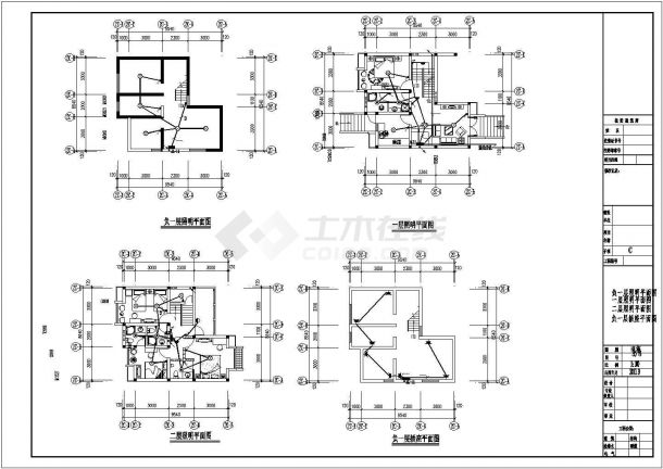 [四川]某两层砌体结构安置房电气图纸（甲级设计院）-图二