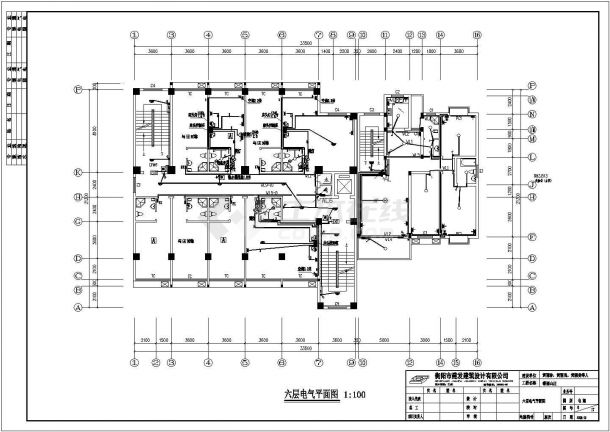【湖南】某八层综合楼电气设计施工图（总高度为31.5米）-图二