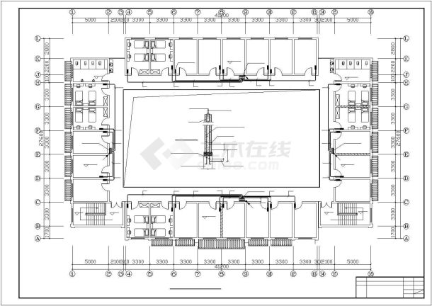 某1360㎡两层养老院电气图纸（三级负荷）-图二