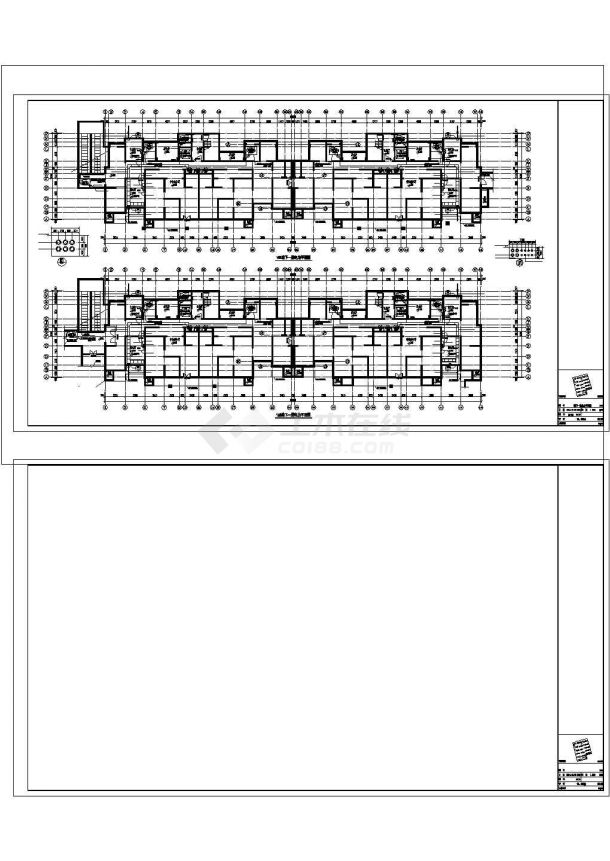 [上海]某14.69万㎡多栋商住楼电气全套施工图纸-图二