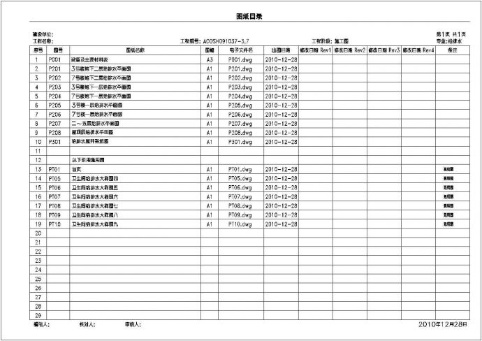 [上海]121463㎡五层30栋商品住宅楼群给排水施工图纸（同层排水压力排水）_图1