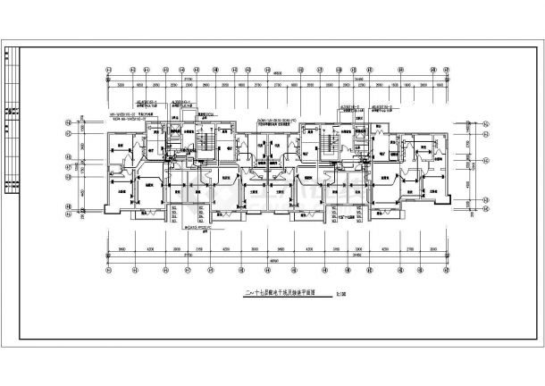 某十七层剪力墙结构住宅楼电气设计施工图-图二
