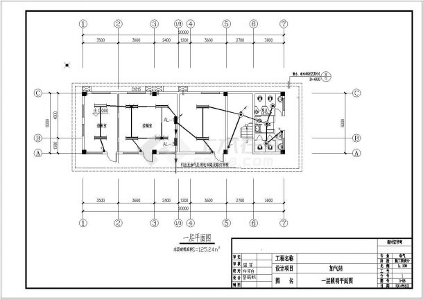 [湖南]某汽车加气站工程电气施工图纸（三级负荷）-图二
