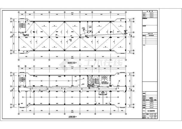 【浙江】某医院七层框架结构科研后勤楼电气设计施工图-图一