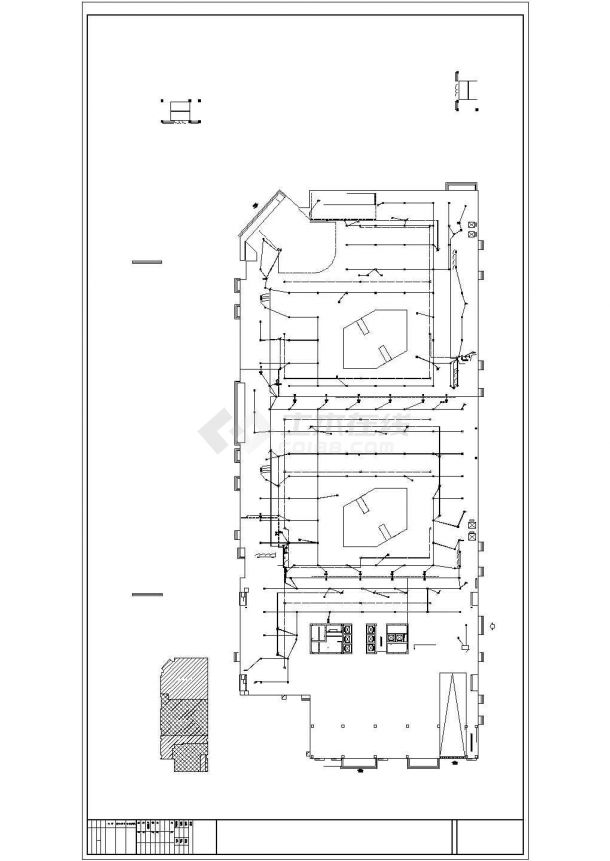 [山东]某9.7万平米二十五层综合楼电气全套施工图纸（含办公楼和商业楼）-图一