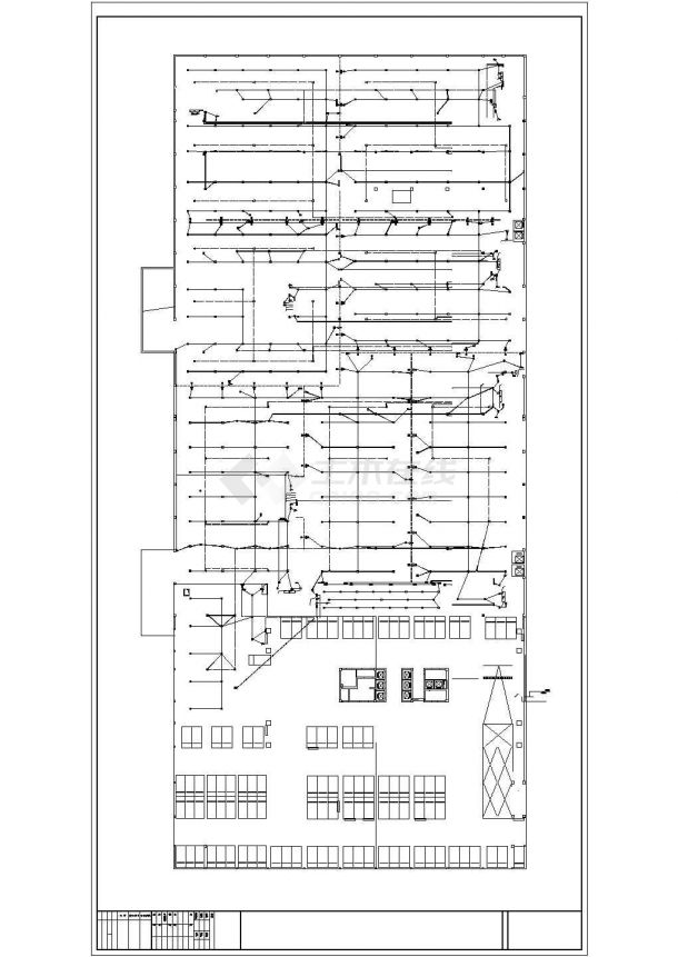 [山东]某9.7万平米二十五层综合楼电气全套施工图纸（含办公楼和商业楼）-图二