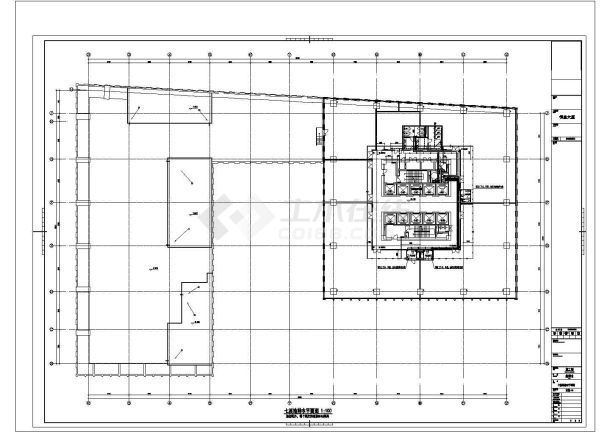 [天津]27层著名商务办公大厦给排水施工图纸-图一