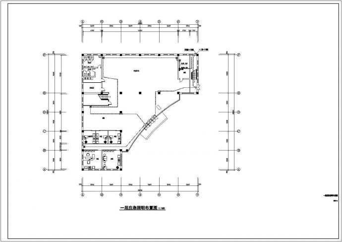 [黑龙江]2235㎡四层综合办公楼电气施工图（含人防）_图1