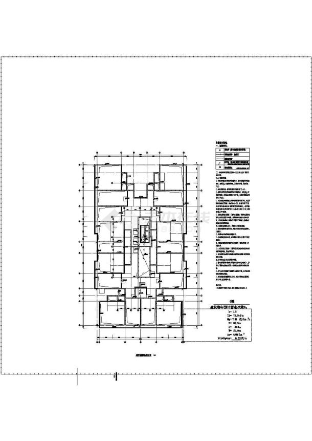 [广东]某11.6万㎡三十三层小区住宅楼电气施工图（甲级设计院）-图一