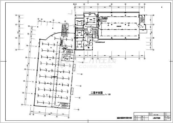 六层新建办公楼电气设计施工图纸-图二