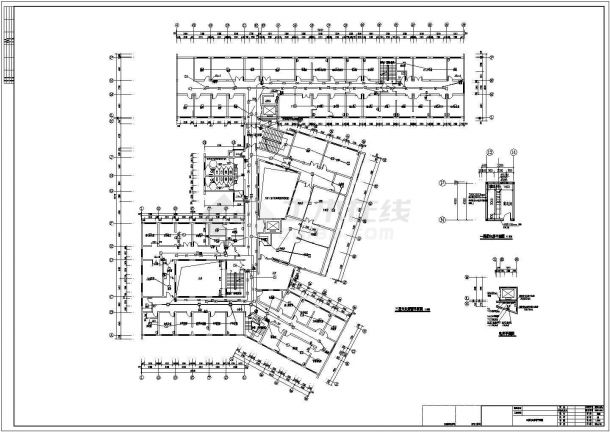[湖南]某7203平米市级十一层综合医院电气消防系统设计施工图-图一