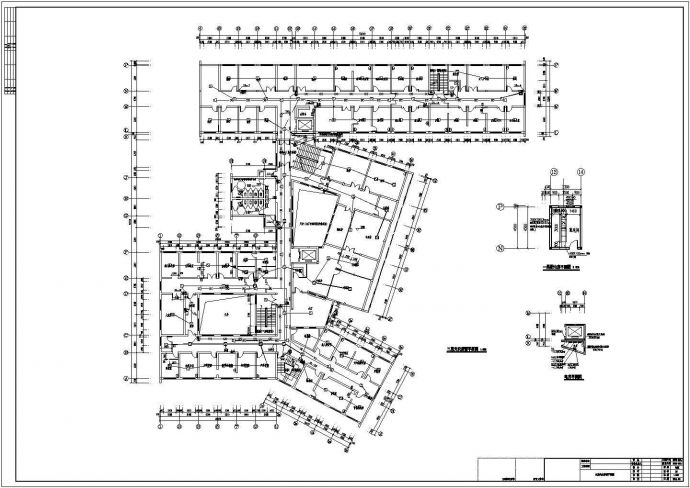[湖南]某7203平米市级十一层综合医院电气消防系统设计施工图_图1