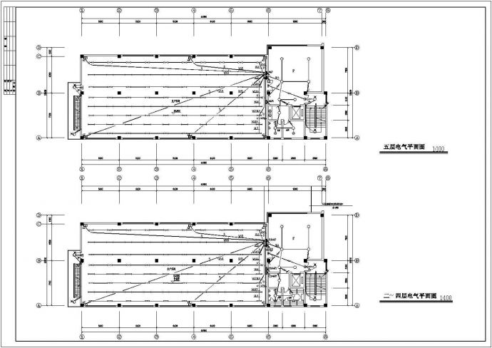 某地大型六层车间电气施工图（含图例）_图1