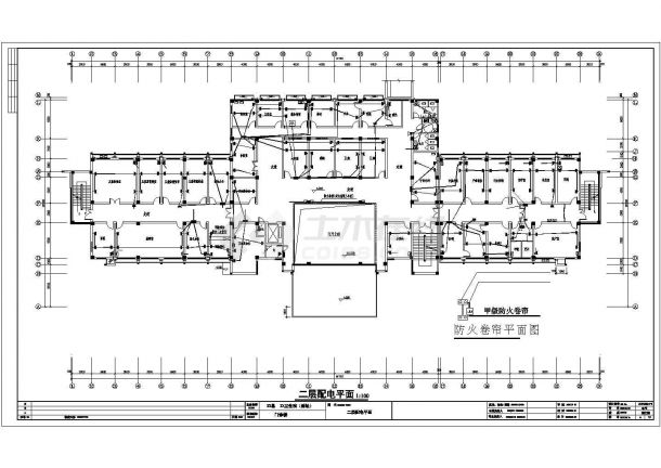 【江苏】医院病房楼与门诊大楼电气设计施工图纸-图二