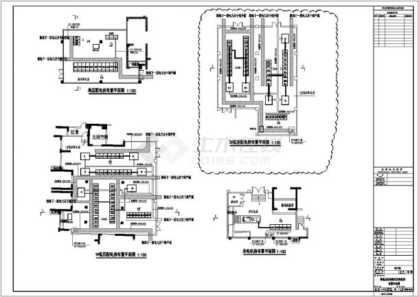 【成都】两层小区地下室工程电气设计施工图纸-图一