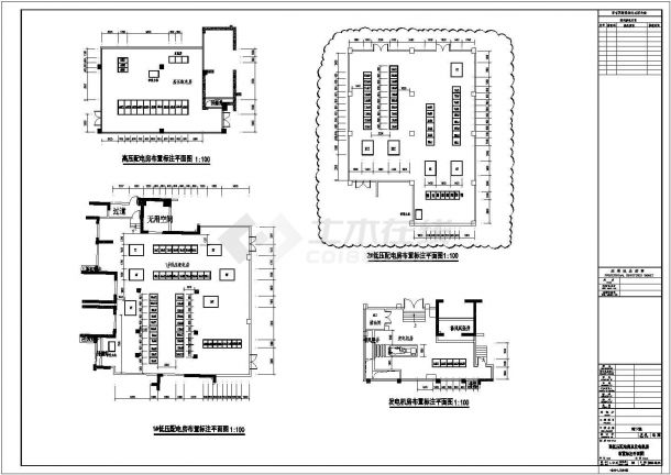【成都】两层小区地下室工程电气设计施工图纸-图二