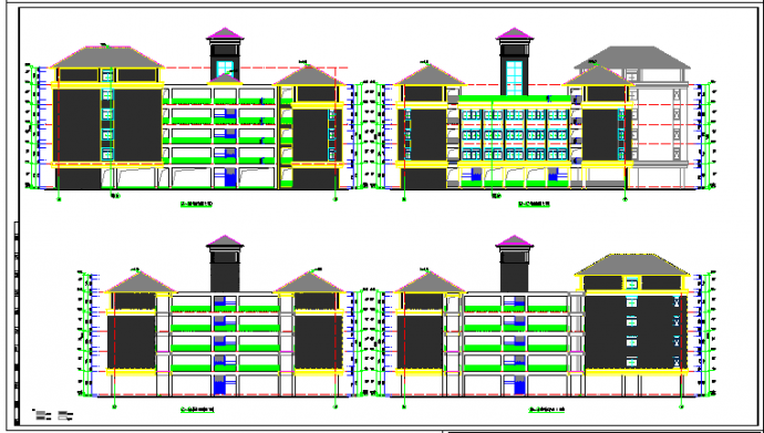 6层框架结构教学综合楼建筑施工图_图1