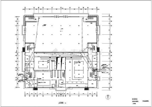 8525㎡某四层外国语学校食堂综合楼电气设计施工图-图二