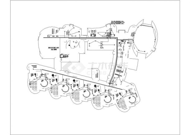 [山东]某6972㎡三层幼儿园电气设计施工图纸-图一