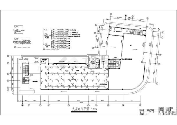 九层住院综合楼电气设计施工图纸-图一