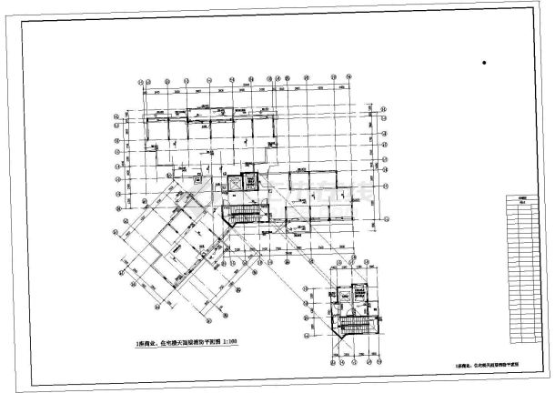 [广州]28层商住建筑给排水施工图纸-图二