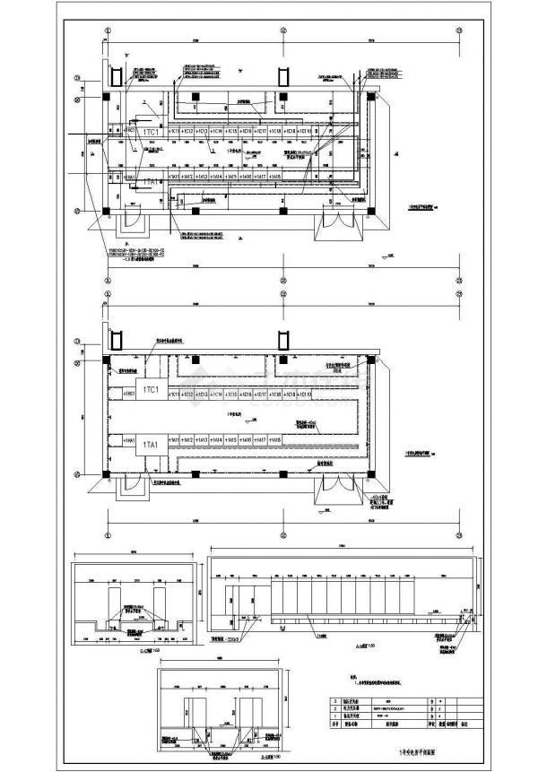 【齐齐哈尔】56605㎡大型铸造车间电气设计施工图纸-图一