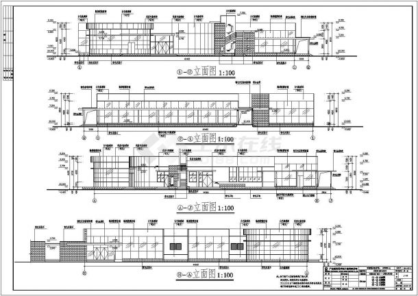 珠海市某3044平方米中海油终端厂厂区两层建筑方案图-图二