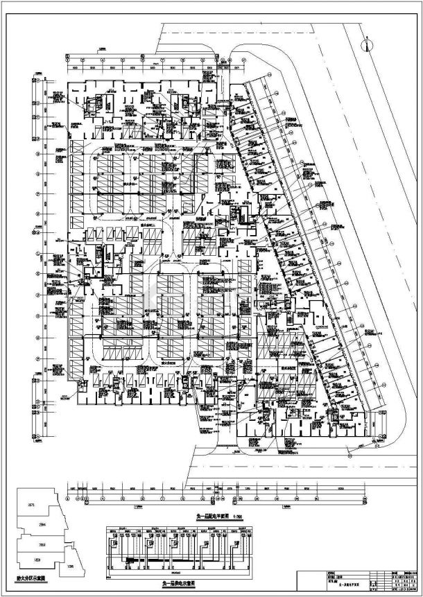 【湖南】12652㎡某大型住宅区地下室全套电气施工图纸-图二