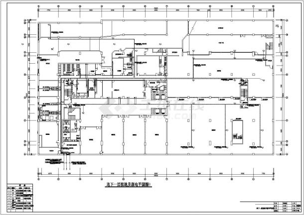 某七层商业大楼全套电气施工图纸-图二