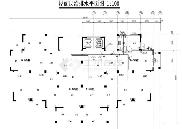 [安徽]高层住宅楼建筑给排水施工图（压力排水）-图二