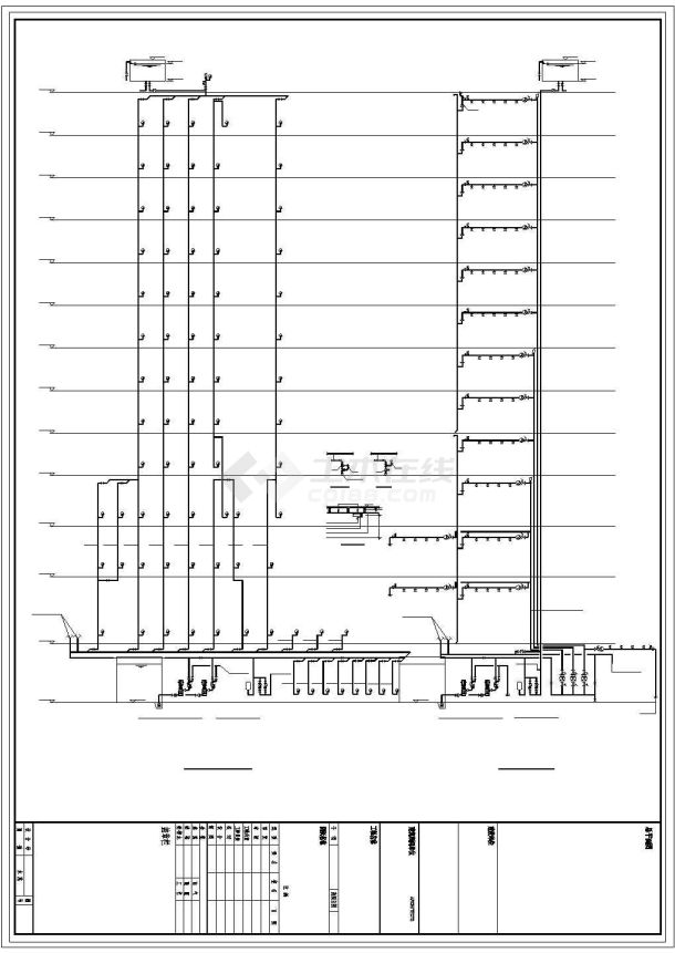 [浙江]十二层综合楼给排水施工图-图二