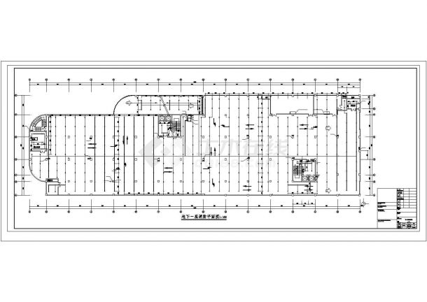 [贵州]六层服务综合楼给排水施工图纸（游泳池浴室）-图一