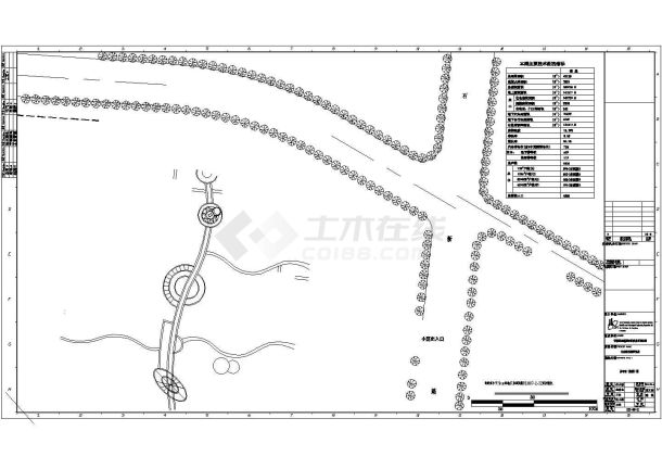 某地区一安置小区给排水规划平面图-图一