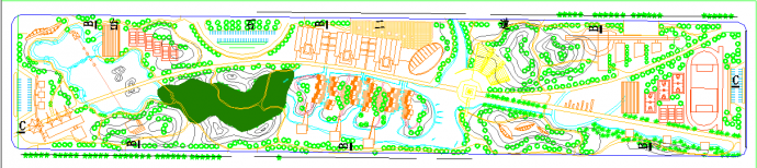 某现代大型公园详细规划总图（全套）_图1