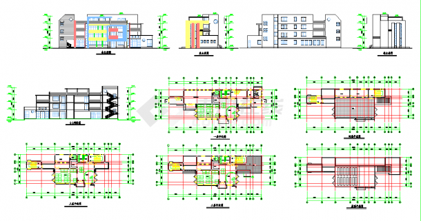 某地区幼儿园建筑设计方案图（全套）-图一