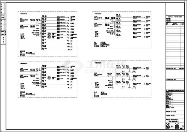 【上海】五层综合商场强电系统全套电气施工图纸-图二
