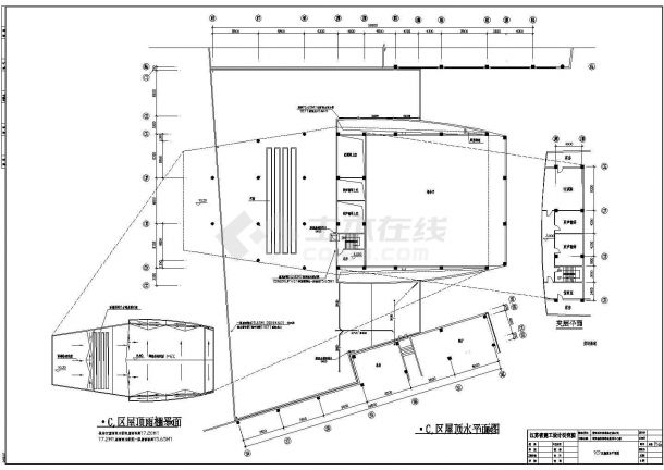 [江苏]五层综合服务中心楼室内给排水施工图纸-图一