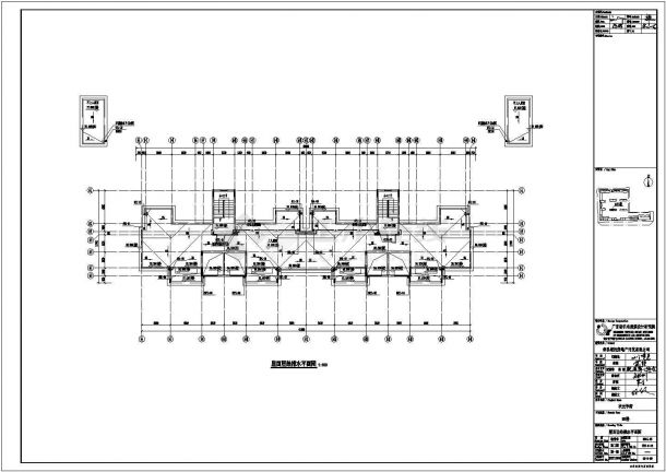 带阁楼十一层给排水全套建筑施工图-图一