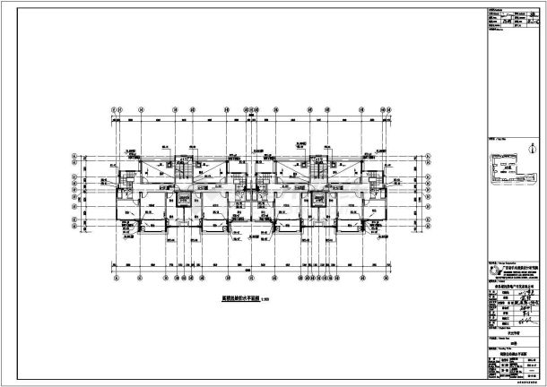 带阁楼十一层给排水全套建筑施工图-图二