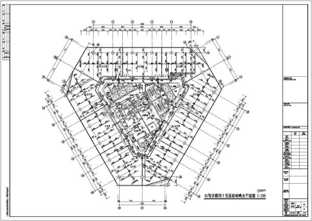 [江西]20.75万㎡商业广场48层给排水施工图纸（195.2米）-图一