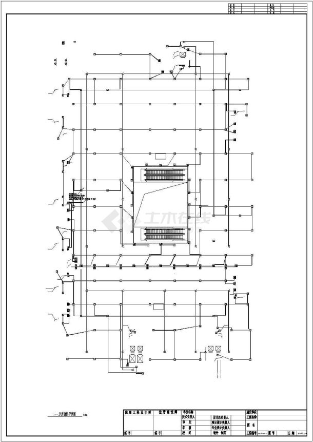 【黑龙江】41000㎡大型商业综合楼全套电气施工图纸-图一