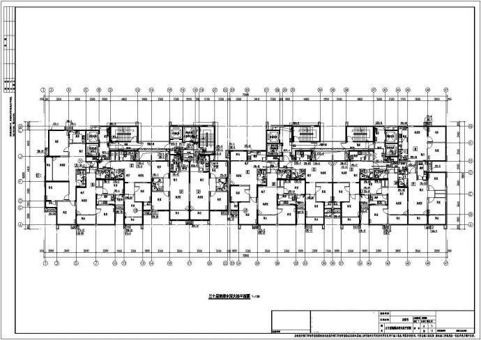 [山东]二十六层商业住宅综合建筑给排水施工图（住宅、地下室）_图1