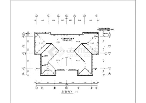 436㎡高档别墅全套电气设计施工图纸-图二