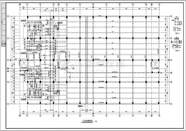[施工图]6°区某4层混凝土框架结构厂房全套施工图-图二