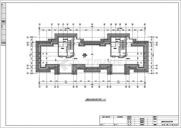 [黑龙江]19926.52㎡三十二层综合建筑体给排水施工图（水、暖、电）-图一