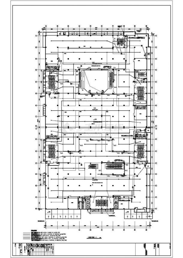【黑龙江】六层大型购物中心全套电气设计施工图-图二