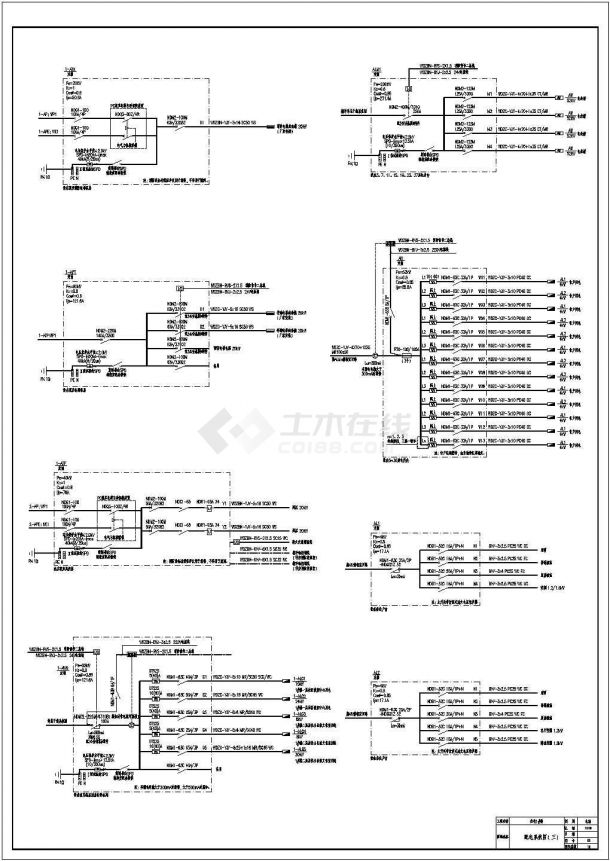 【广东】三十层综合商业住宅全套电气施工图纸（多详图）-图二