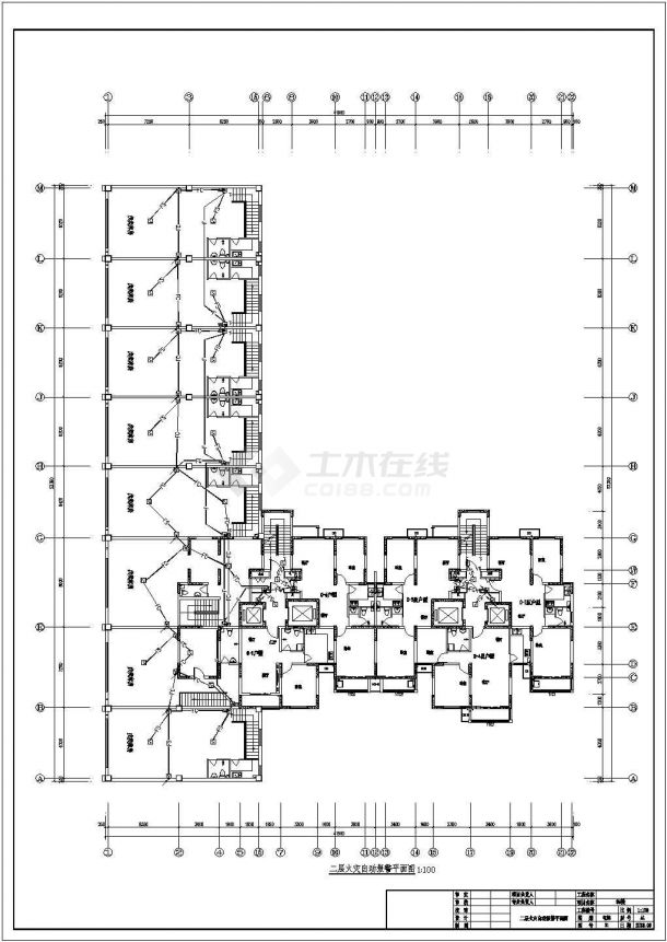 10819㎡十八层住宅小区全套电气设计施工图纸-图二
