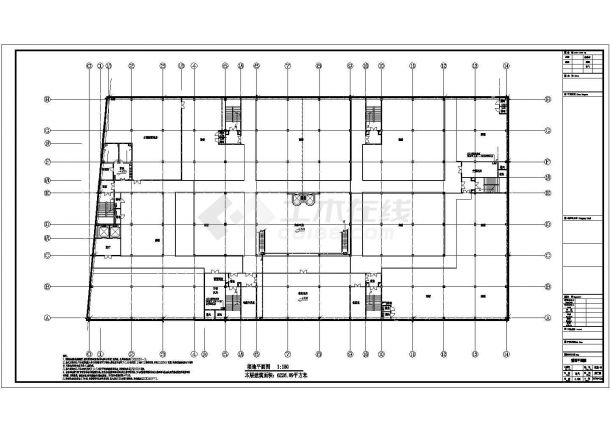 【北京】大型商业中心全套电气施工图纸（含地下室）-图一