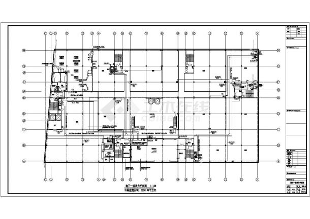 【北京】大型商业中心全套电气施工图纸（含地下室）-图二